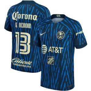 Guillermo Ochoa Club America 2022/23 Away Player Jersey - Blue