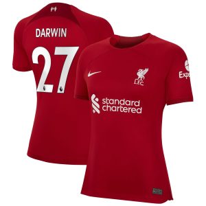 Darwin Núñez Liverpool Women's 2022/23 Home Player Jersey - Red