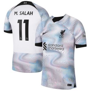 Mohamed Salah Liverpool 2022/23 Away Breathe Player Jersey - White