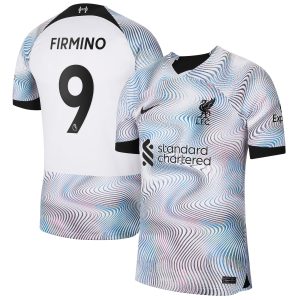 Roberto Firmino Liverpool 2022/23 Away Breathe Player Jersey - White