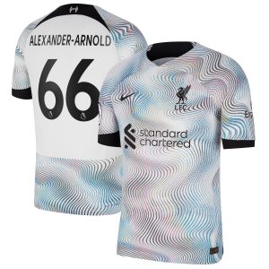 Trent Alexander-Arnold Liverpool 2022/23 Away Match Authentic Player Jersey - White