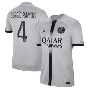 Sergio Ramos Paris Saint-Germain 2022/23 Away Breathe Player Jersey - Black