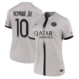 Neymar Jr. Paris Saint-Germain Women's 2022/23 Away Breathe Player Jersey - Black