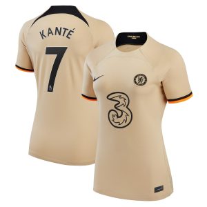 N'Golo Kanté Chelsea Women's 2022/23 Third Player Jersey - Gold