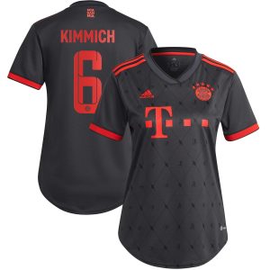 Joshua Kimmich Bayern Munich Women's 2022/23 Third Player Jersey - Charcoal
