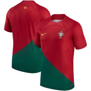 Portugal National Team 2022/23 Home Breathe Blank Jersey - Red