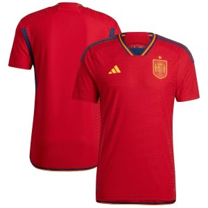 Spain National Team 2022/23 Home Authentic Jersey - Red