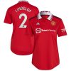 Victor Lindelof Manchester United Women's 2022/23 Home Player Jersey - Red