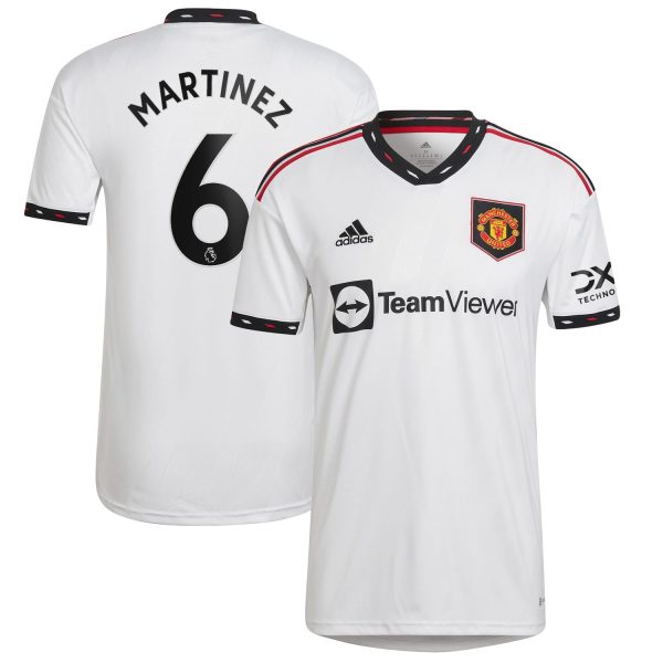 Lisandro Martínez Manchester United 2022/23 Away Player Jersey - White