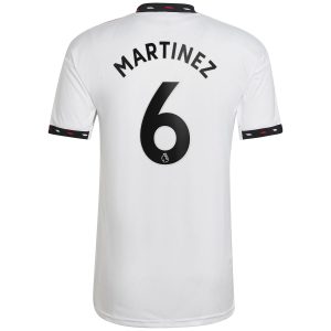 Lisandro Martínez Manchester United 2022/23 Away Player Jersey - White