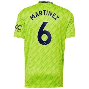 Lisandro Martínez Manchester United 2022/23 Third Player Jersey - Neon Green