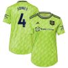 Phil Jones Manchester United Women's 2022/23 Third Player Jersey - Neon Green