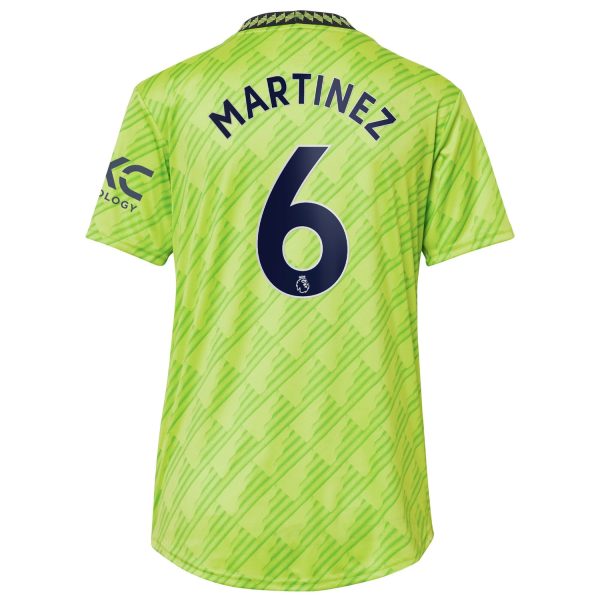Lisandro Martínez Manchester United Women's 2022/23 Third Player Jersey - Neon Green