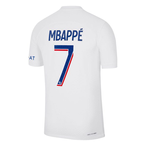 Kylian Mbappe Paris Saint-Germain 2022/23 Third Match Authentic Player Jersey - White