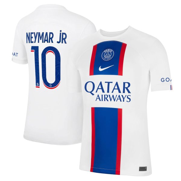 Neymar Jr. Paris Saint-Germain 2022/23 Third Breathe Player Jersey - White