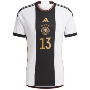 Thomas Müller Germany National Team 2022/23 Home Player Jersey - White