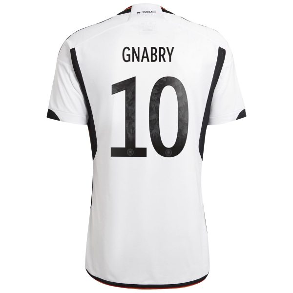 Serge Gnabry Germany National Team 2022/23 Home Player Jersey - White