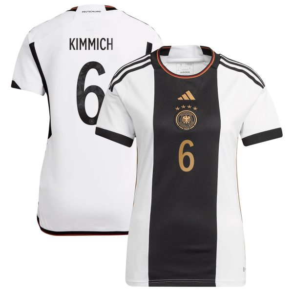 Joshua Kimmich Germany National Team Women's 2022/23 Home Player Jersey - White