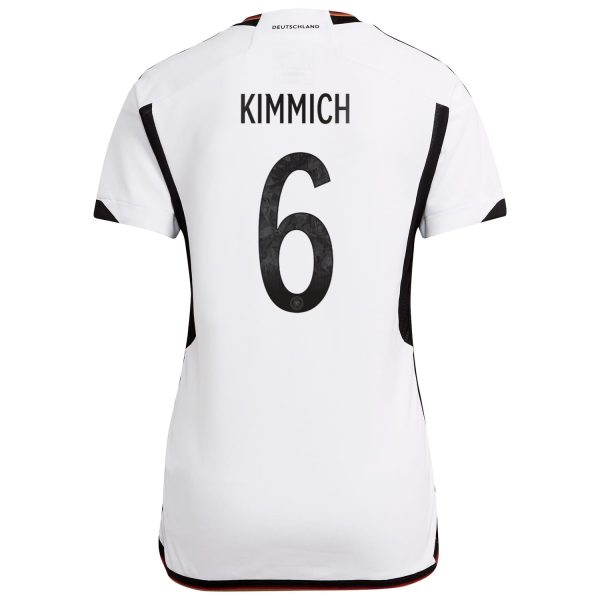 Joshua Kimmich Germany National Team Women's 2022/23 Home Player Jersey - White