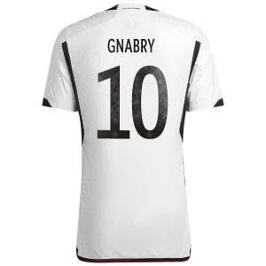 Serge Gnabry Germany National Team 2022/23 Home Authentic Player Jersey - White