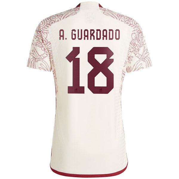 Andres Guardado Mexico National Team 2022/23 Away Authentic Player Jersey - White