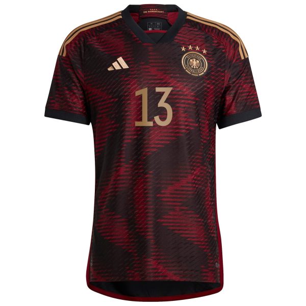 Thomas Müller Germany National Team 2022/23 Away Authentic Player Jersey - Black