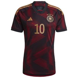 Serge Gnabry Germany National Team 2022/23 Away Player Jersey - Black