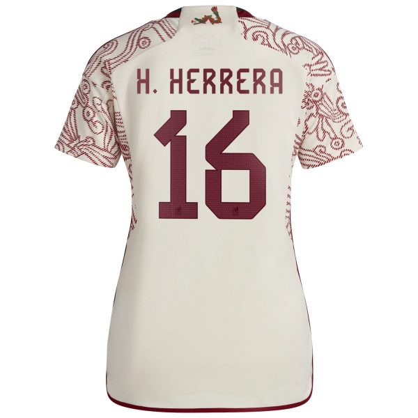 Héctor Herrera Mexico National Team Women's 2022/23 Away Player Jersey - White