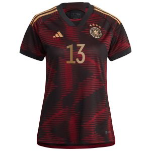 Thomas Müller Germany National Team Women's 2022/23 Away Player Jersey - Black