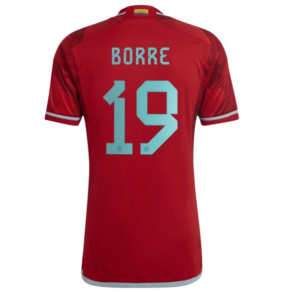 Rafael Borré Colombia National Team 2022/23 Away Player Jersey - Red