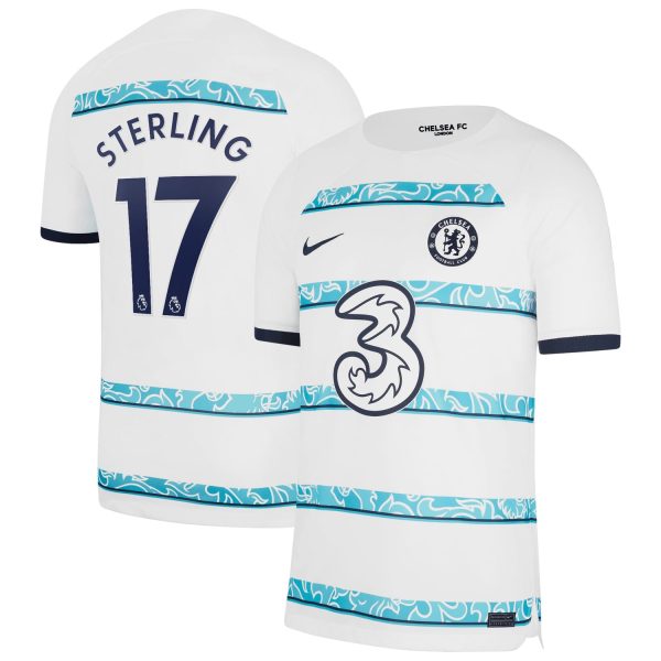 Raheem Sterling Chelsea 2022/23 Away Breathe Player Jersey - White