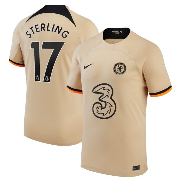 Raheem Sterling Chelsea 2022/23 Third Breathe Player Jersey - Gold