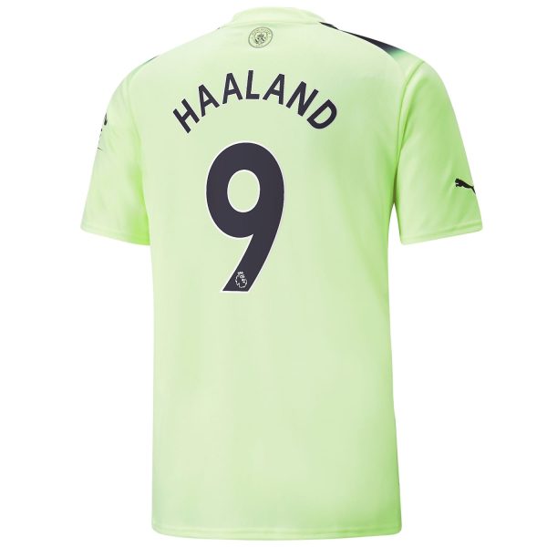 Erling Haaland Manchester City 2022/23 Third Player Jersey - Black