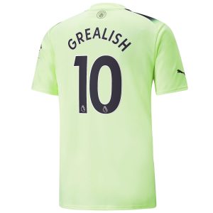 Jack Grealish Manchester City 2022/23 Third Player Jersey - Black