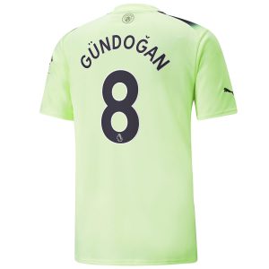 Ilkay Gündogan Manchester City 2022/23 Third Player Jersey - Black