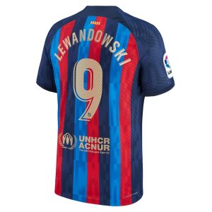 Robert Lewandowski Barcelona 2022/23 Home Authentic Player Jersey - Blue