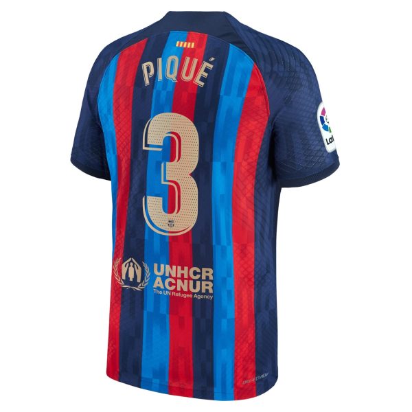 Gerard Pique Barcelona 2022/23 Home Authentic Player Jersey - Blue