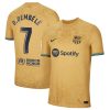 Ousmane Dembele Barcelona 2022/23 Away Authentic Player Jersey - Gold