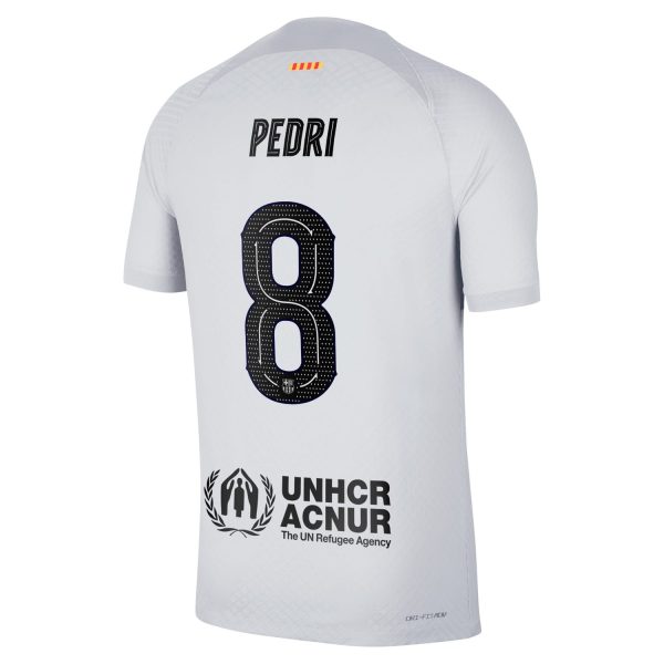Pedri Barcelona 2022/23 Third Match Authentic Player Jersey - Gray