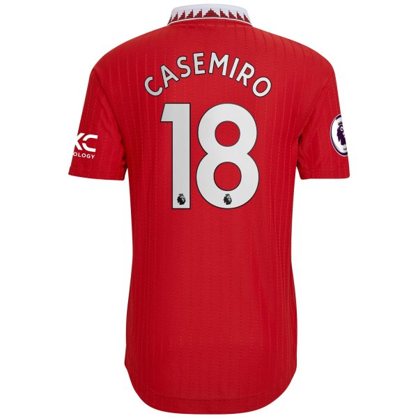 Carlos Casemiro Manchester United 2022/23 Home Authentic Player Jersey - Red