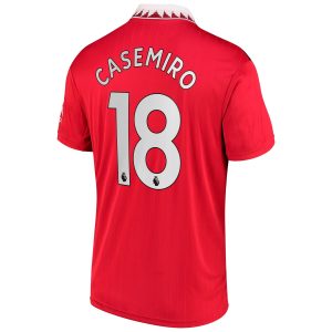 Carlos Casemiro Manchester United 2022/23 Home Player Jersey - Red