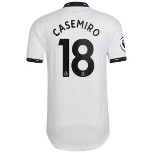 Carlos Casemiro Manchester United 2022/23 Away Authentic Player Jersey - White