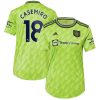 Carlos Casemiro Manchester United Women's 2022/23 Third Player Jersey - Neon Green