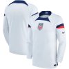 USMNT 2022/23 Home Breathe Blank Long Sleeve Jersey - White