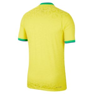 Brazil National Team 2022/23 Home Match Authentic Blank Jersey - Yellow