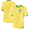 Brazil National Team 2022/23 Home Breathe Blank Jersey - Yellow