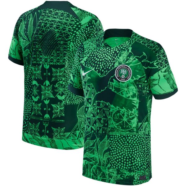 Nigeria National Team 2022/23 Home Breathe Blank Jersey - Green