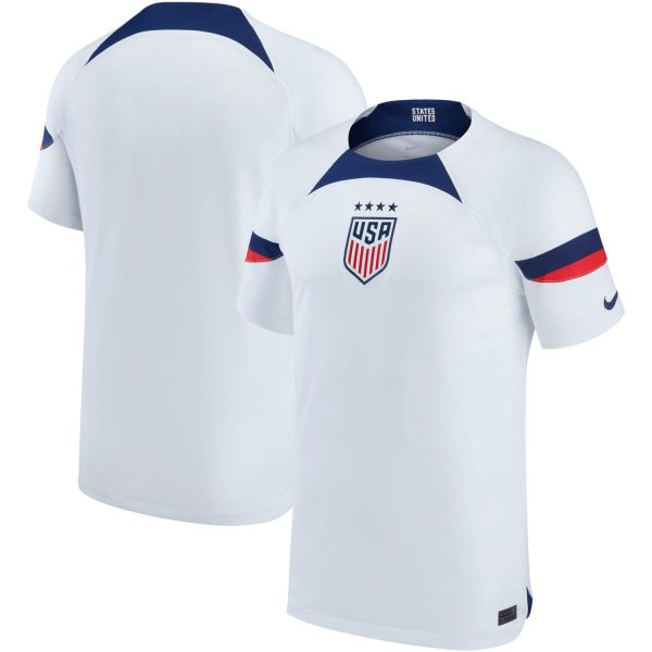 USWNT 2022/23 Home Breathe Blank Jersey - White