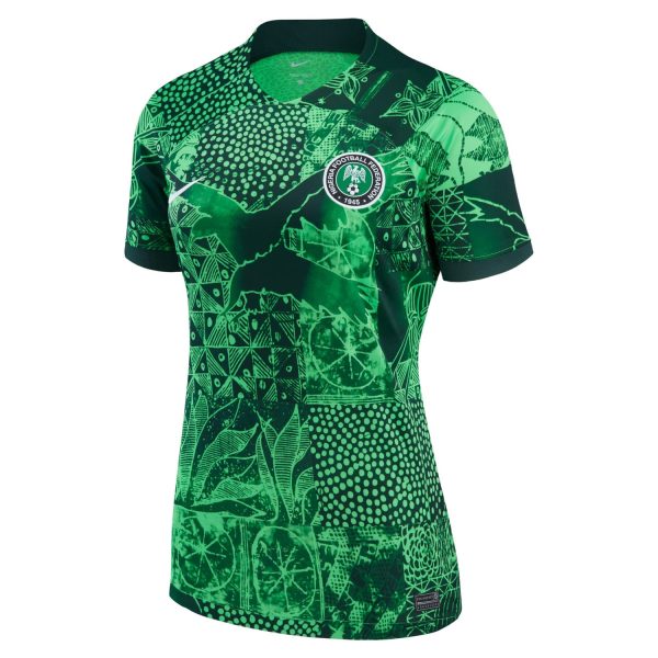 Nigeria National Team Women's 2022/23 Home Breathe Blank Jersey - Green