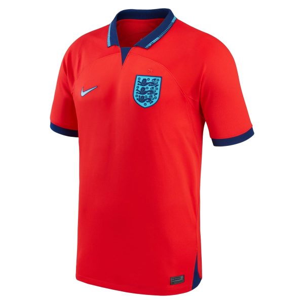 England National Team 2022/23 Away Breathe Blank Jersey - Red